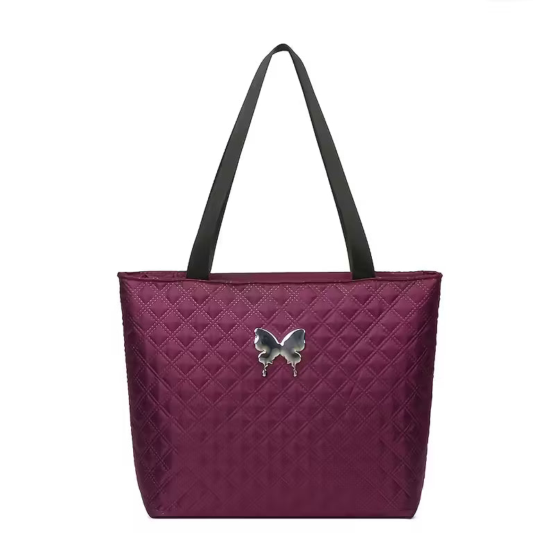 Stylish Quilted Tote Bag
