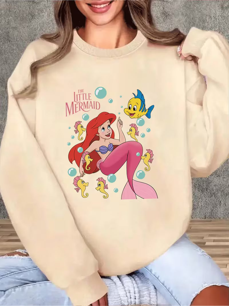 Women'S Little Mermaid Graphic Sweatshirt