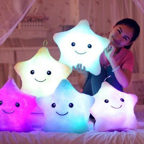 34CM Unique LED Star Design Pillow