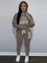 Load image into Gallery viewer, Queens Crown Hoodie and Pants Set