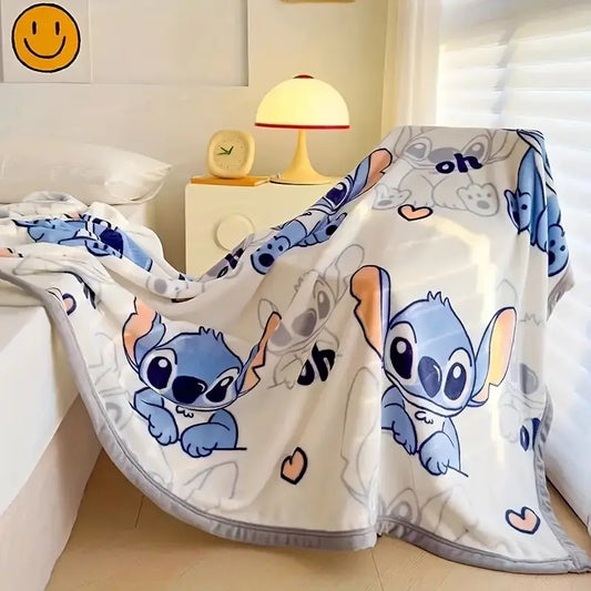 Stitch Plush Throw Blanket