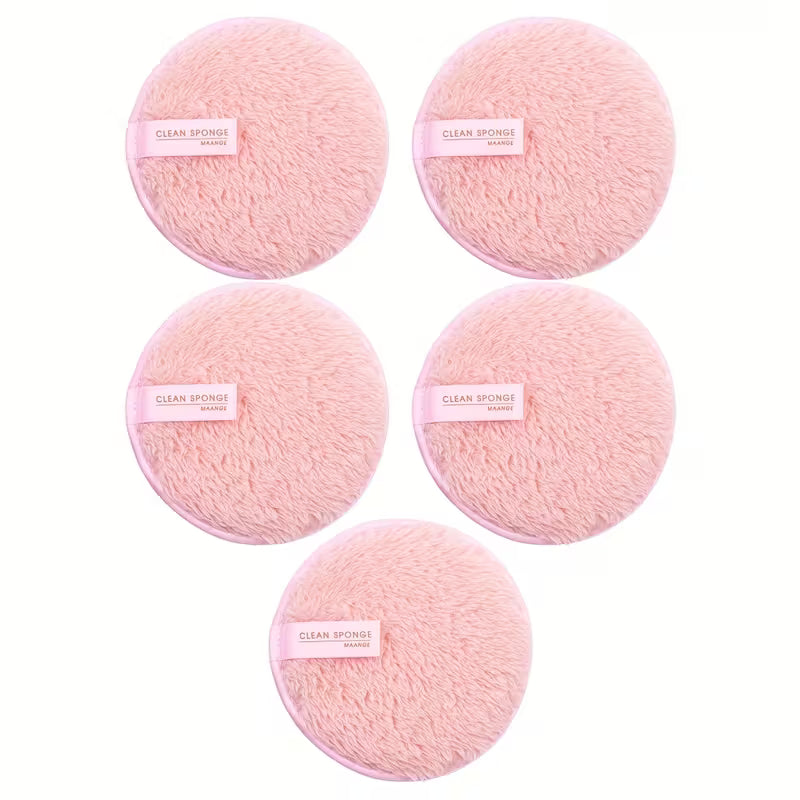 5 PK Large Reusable Face Cleansing Pads