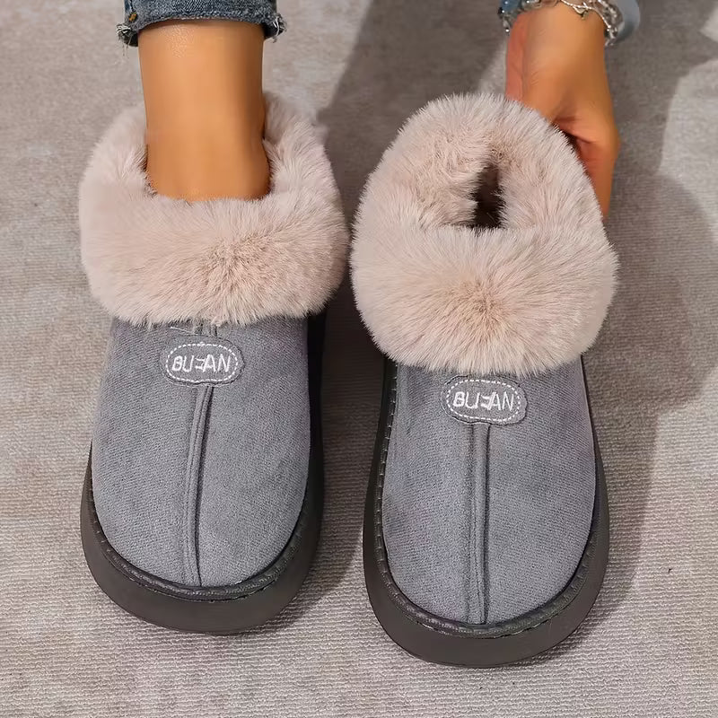 A Pair of Fashionable Home Warm Slippers