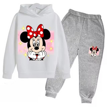 Load image into Gallery viewer, Kids 2PC Minnie Tracksuit Set