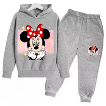 Load image into Gallery viewer, Kids 2PC Minnie Tracksuit Set