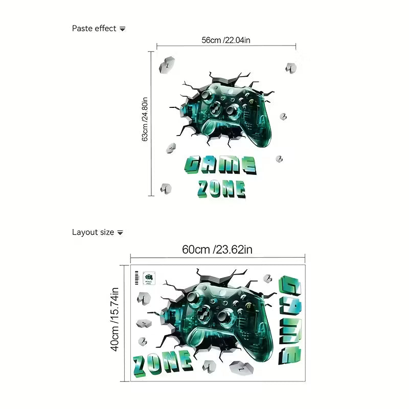 GAME Zone Wall Decal