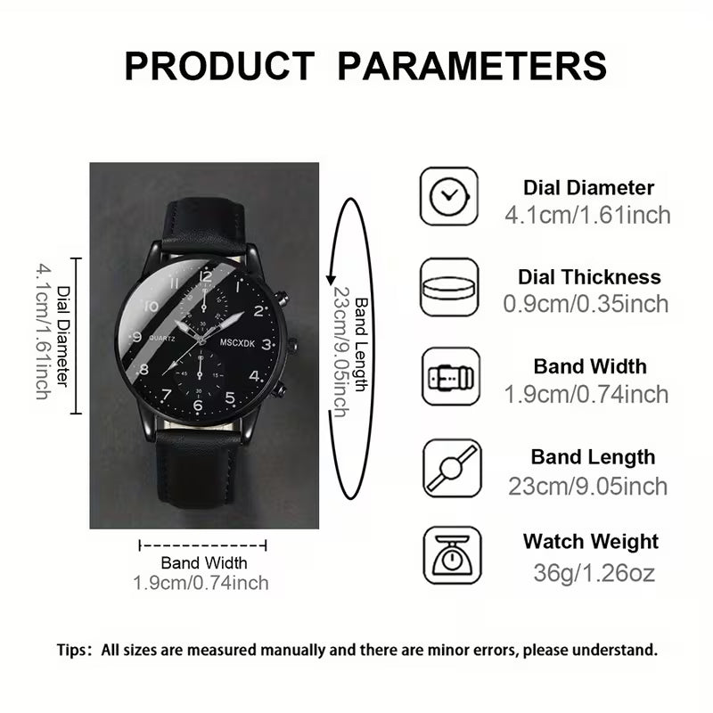 4pcs Quartz Watch Set