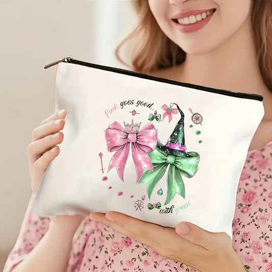 Wicked-Themed Makeup & Travel Organizer Bag