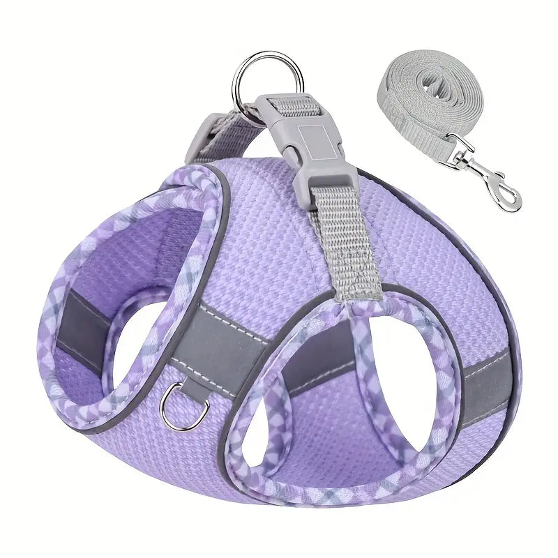 Comfortable No Pull Dog Harness Set
