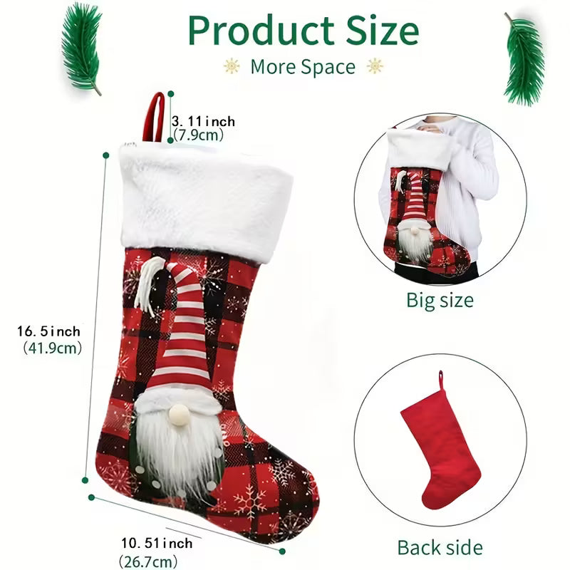 2-Pack Christmas Gonk Stockings