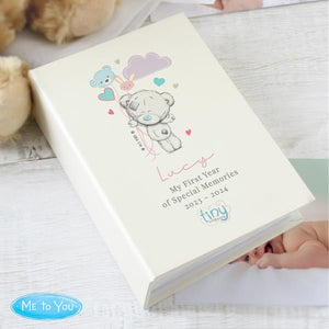 Personalised Tiny Tatty Teddy Pink 6x4 Photo Album with Sleeves