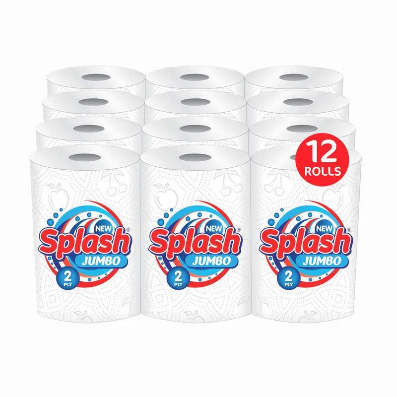 12 Pack Splash Kitchen Rolls
