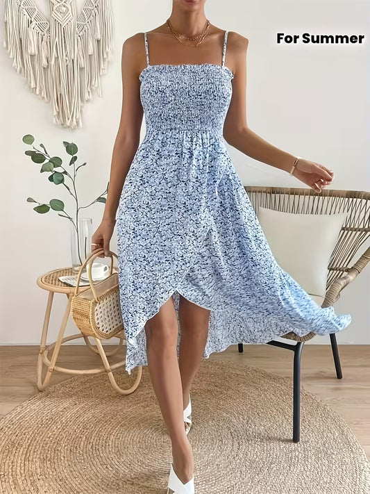 Slim Shoulder Strap Off Shoulder Dress