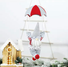 Load image into Gallery viewer, Christmas Parachute Gonks (Set of 2)