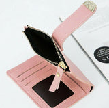 Ladies Small Money Purse Wallet Women PU Leather