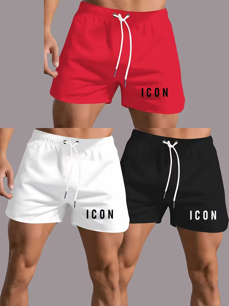 3-Pack Ultra-Thin Beach Shorts for Men