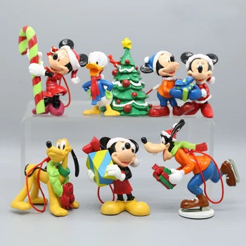 6 Piece 2D New Mickey and Minnie Acrylic Christmas Tree Decoration