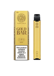 20mg Gold Bar Disposable Vape 600 Puffs X2