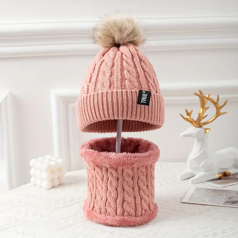 Kids Beanie Hats and Scarves Sets