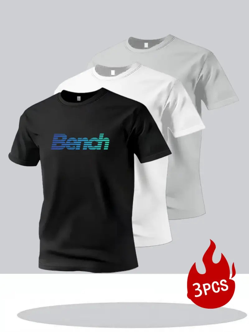 Mens Bench 3pc T Shirt Set