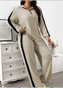 Women Loose Knit Lounge Set