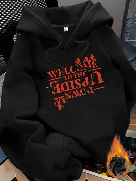 Welcome to The Upside Women's Printed Hooded Sweatshirt
