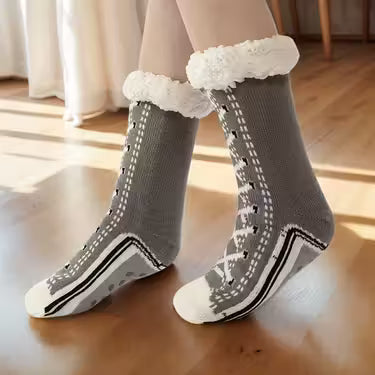 1 Pair Cozy Fleece House Socks for Women