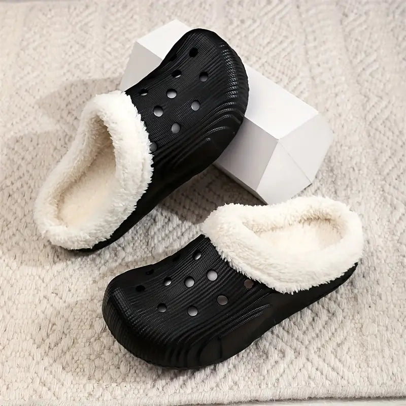 Womens Furry Clogs