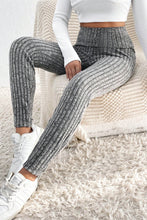 Load image into Gallery viewer, Wide Waistband Ribbed Textured Knit Leggings
