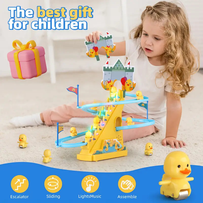 Yellow Duck Track Toy