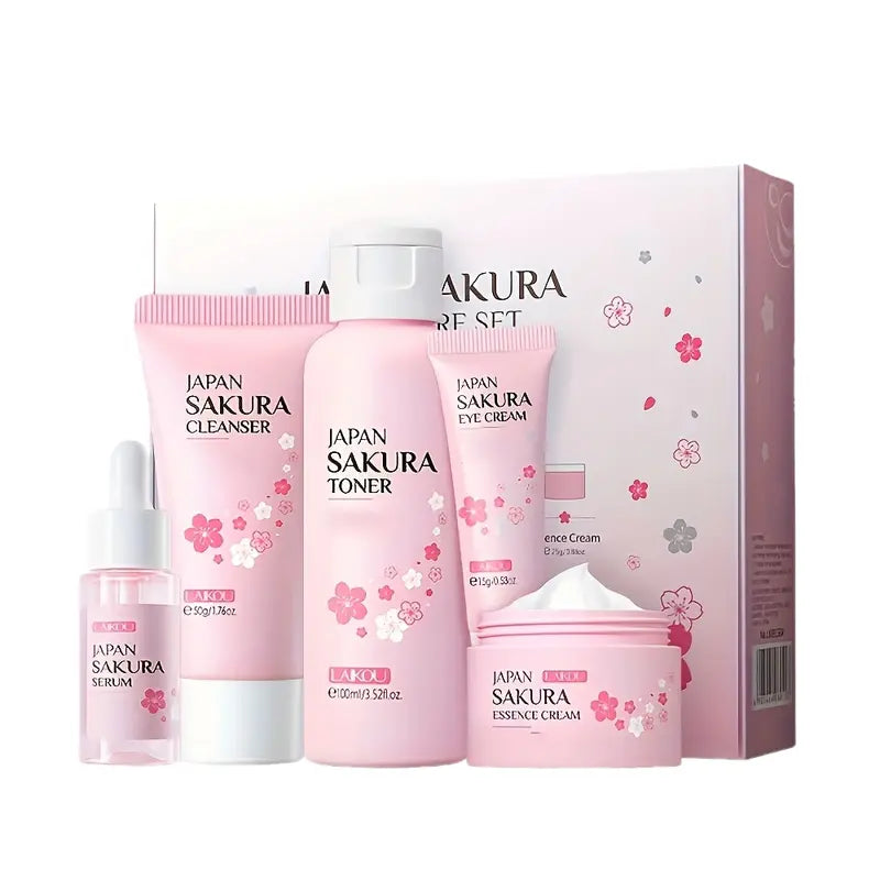 5pc Sakura Hydrating Skincare Set
