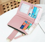 Ladies Small Money Purse Wallet Women PU Leather