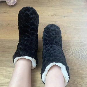 Winter Slipper Boots - Black