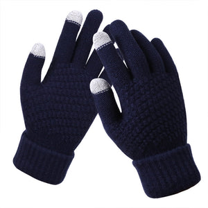 Winter Coldproof Knitted Warm Gloves Touch Screen Gloves