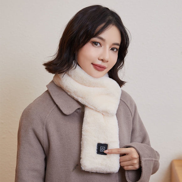 Smart Heated Scarf USB Rechargeable Warm Scarf with 3 Heating Levels