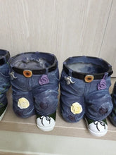 Load image into Gallery viewer, 1pc Jeans Pants Shape Flower Pot