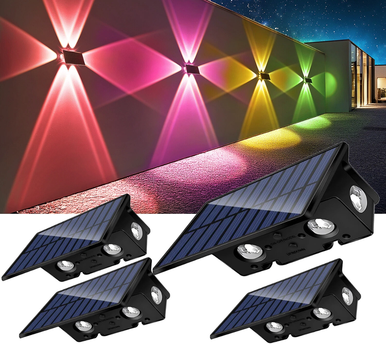 LED Solar Fence Lights for Decking,Gate,Yard Wall etc