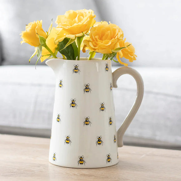 Bee Ceramic Flower Jug