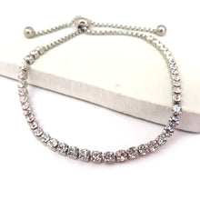 Load image into Gallery viewer, Diamante Slider Bracelet