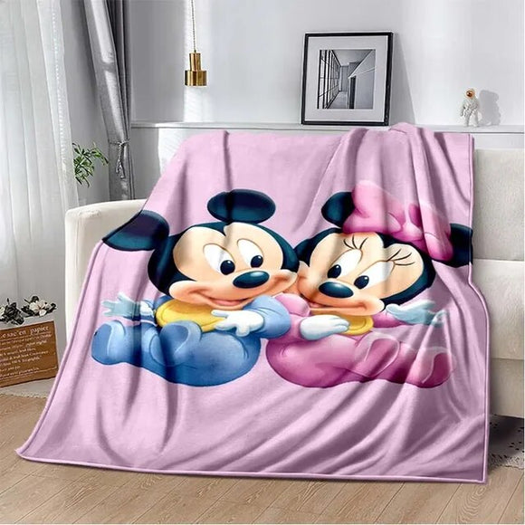 Baby Mickey and Minnie Fleece Blanket