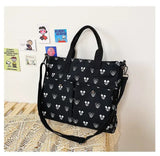 Multi Mickey Print Tote Shoulder Bag