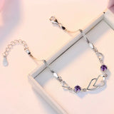 Beautiful Heart Linked Bracelet