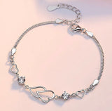 Beautiful Heart Linked Bracelet