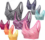 Seamless Bras  x3 Comfort Marl Non Wired Bra