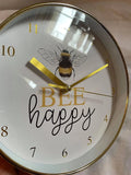 Bumble Bee Round Wall Clock