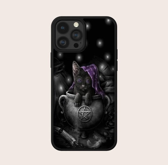 Black Cat 🐈‍⬛ Witchy Magic Phone case