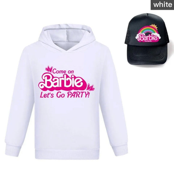 Kids Barbie Hoodie and hat