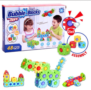 Children Fidget Toys.            Autism stress Relief Blocks Numbers &Shapes