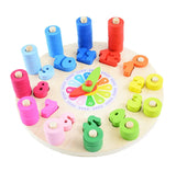 Children Educational Wooden Clock