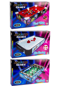 Pool ,Air Hockey, Football Tabletop 2 Player Arcade Games Kids Adults 5+